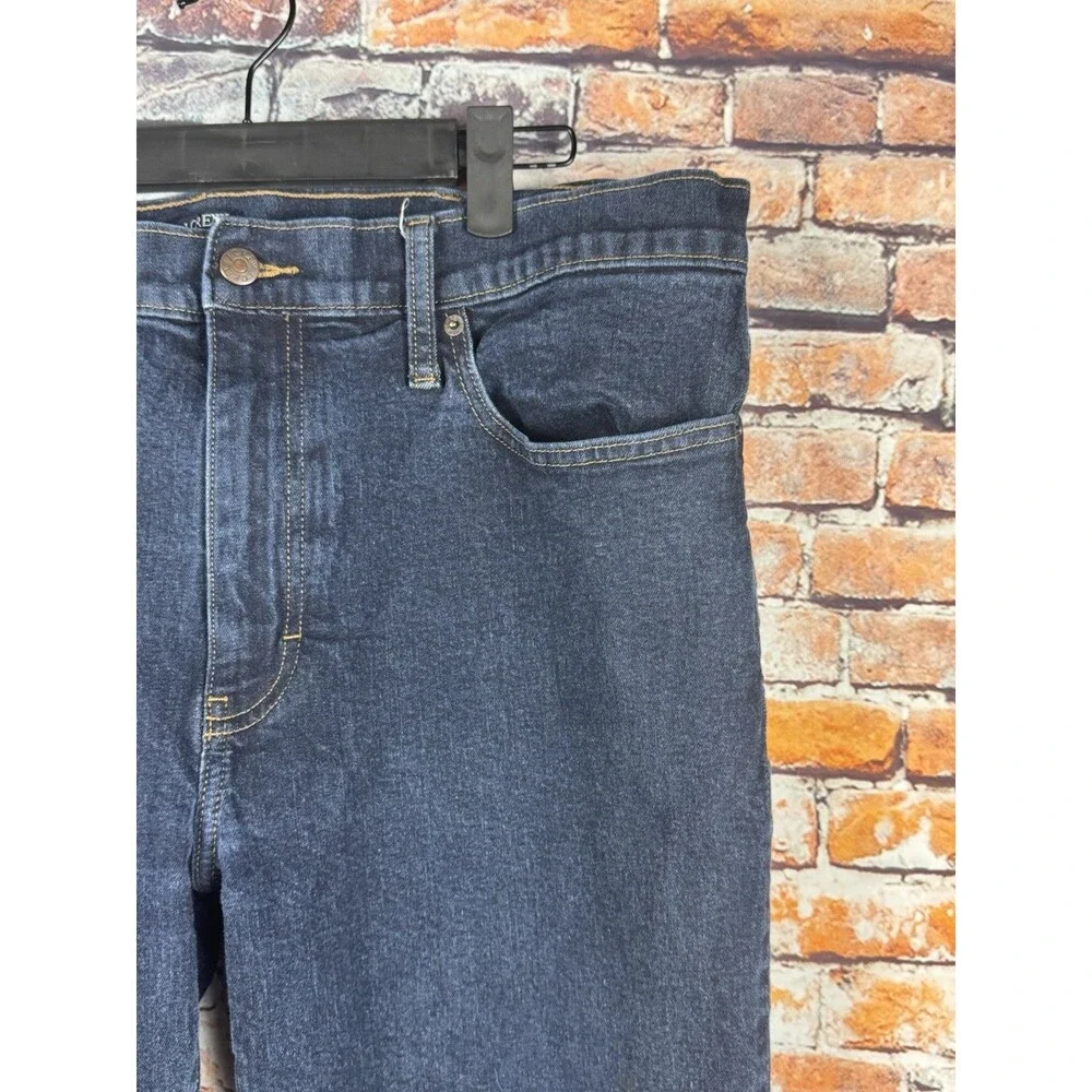 J.Crew Men's Straight Fit Flex In Signature Stretch Blue Jeans 38